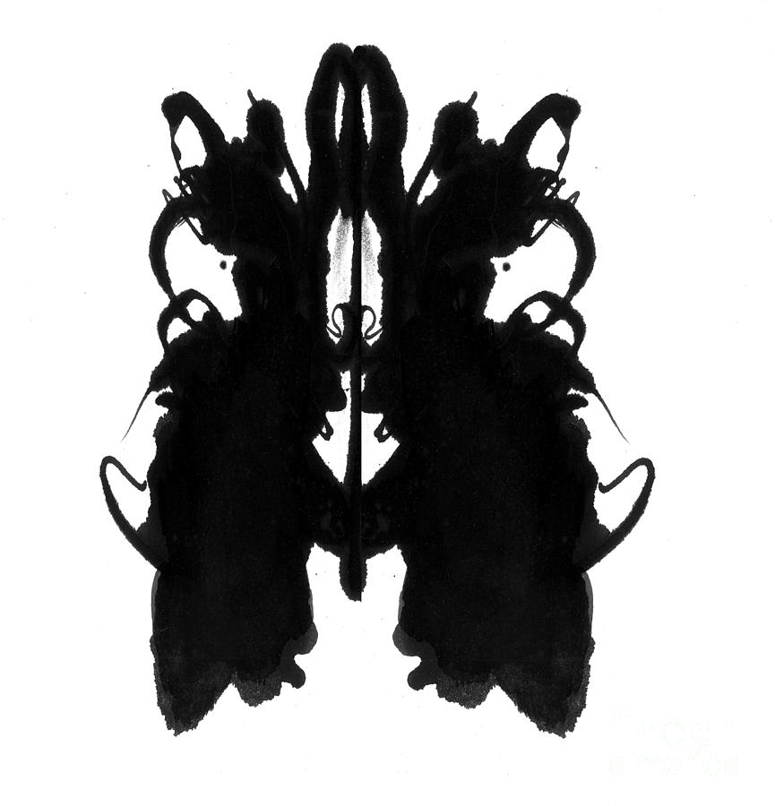 Rorschach Type Inkblot #6 Photograph by Spencer Sutton