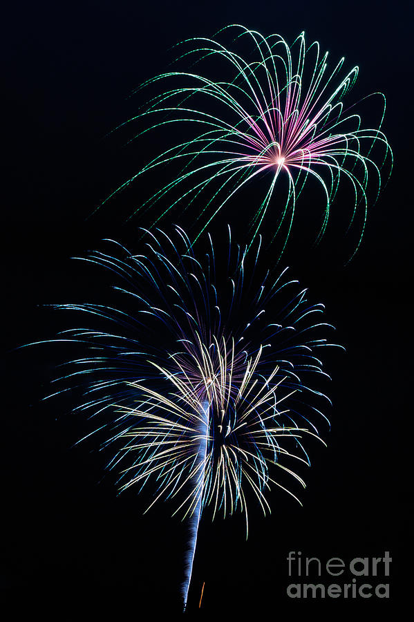 RVR Fireworks 2013 #6 Photograph by Mark Dodd