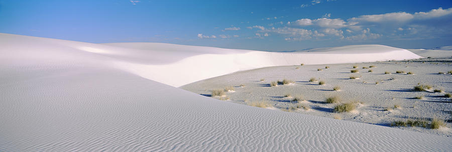 Sand Dunes In A Desert, White Sands Photograph by Panoramic Images ...