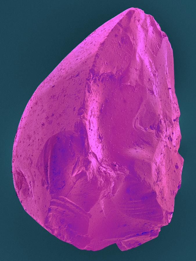 Sapphire #6 Photograph by Dennis Kunkel Microscopy/science Photo Library