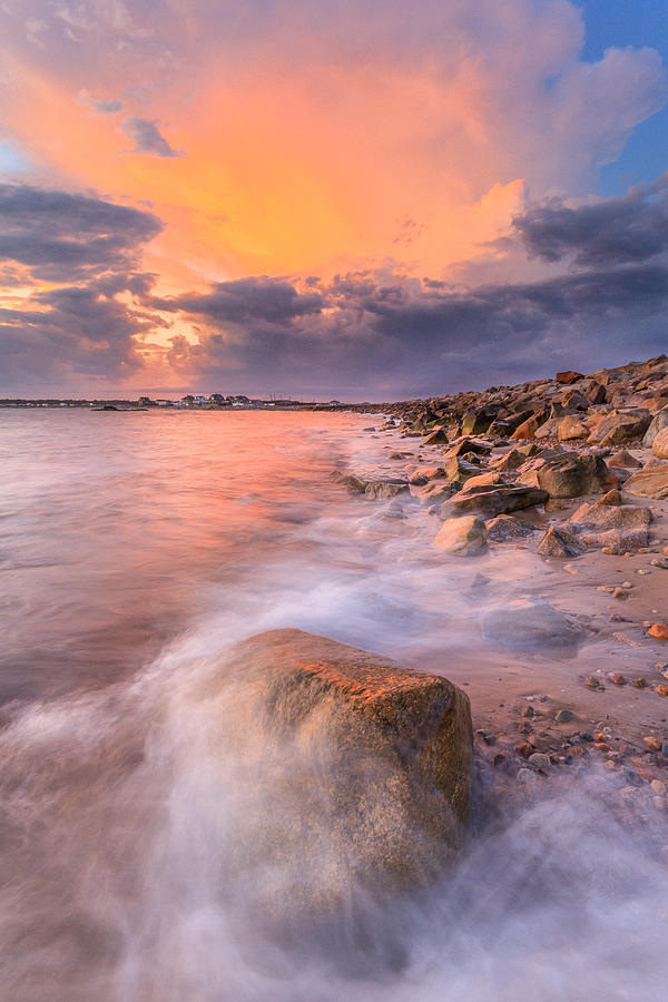 Seascape Sunset #6 Photograph by Bryan Bzdula