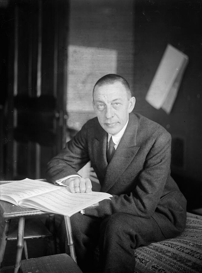 Sergei Rachmaninoff, 1873-1943 Photograph by GRANGER Historical Picture Archive