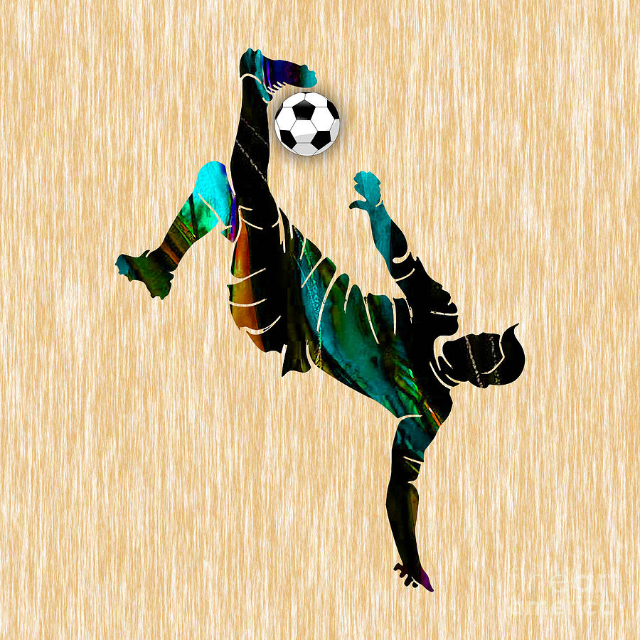 Soccer #6 Mixed Media by Marvin Blaine