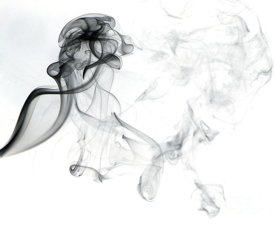 Swirling Smoke #6 Photograph by Scott Camazine