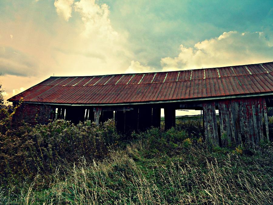 The Blushing Barn #7 Photograph by Cyryn Fyrcyd