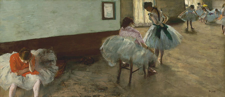 Edgar Degas Painting - The Dance Lesson #10 by Edgar Degas