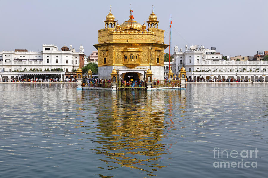 Architecture Photograph - The Golden Temple at Amritsar India #6 by Robert Preston
