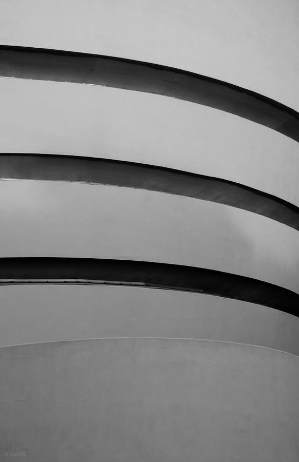 THE GUGGENHEIM in BLACK AND WHITE #6 Photograph by Rob Hans
