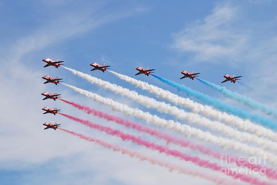 The Red Arrows #6 Photograph by David Fowler