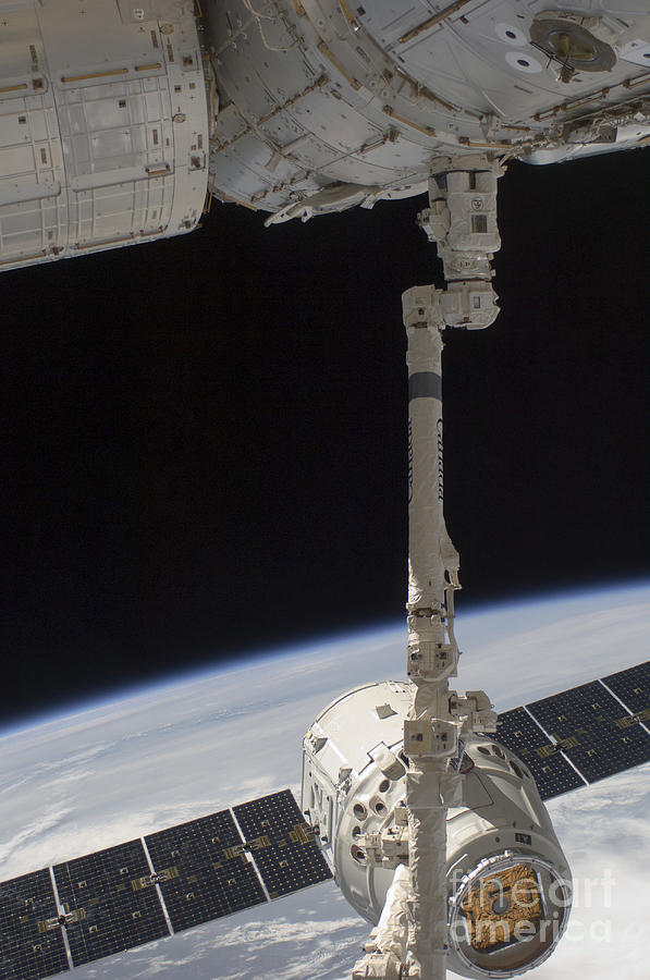 The Spacex Dragon Commercial Cargo Photograph