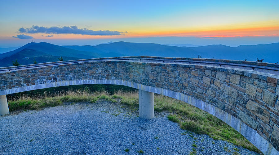Top Of Mount Mitchell Before Sunset #6 Photograph by Alex Grichenko
