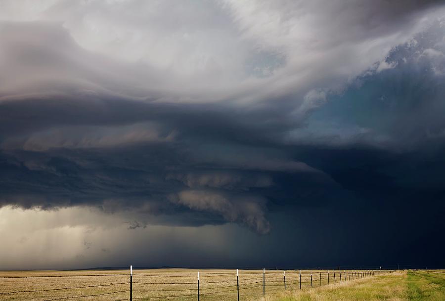 Summer Photograph - Tornadic Supercell Thunderstorm #6 by Roger Hill/science Photo Library