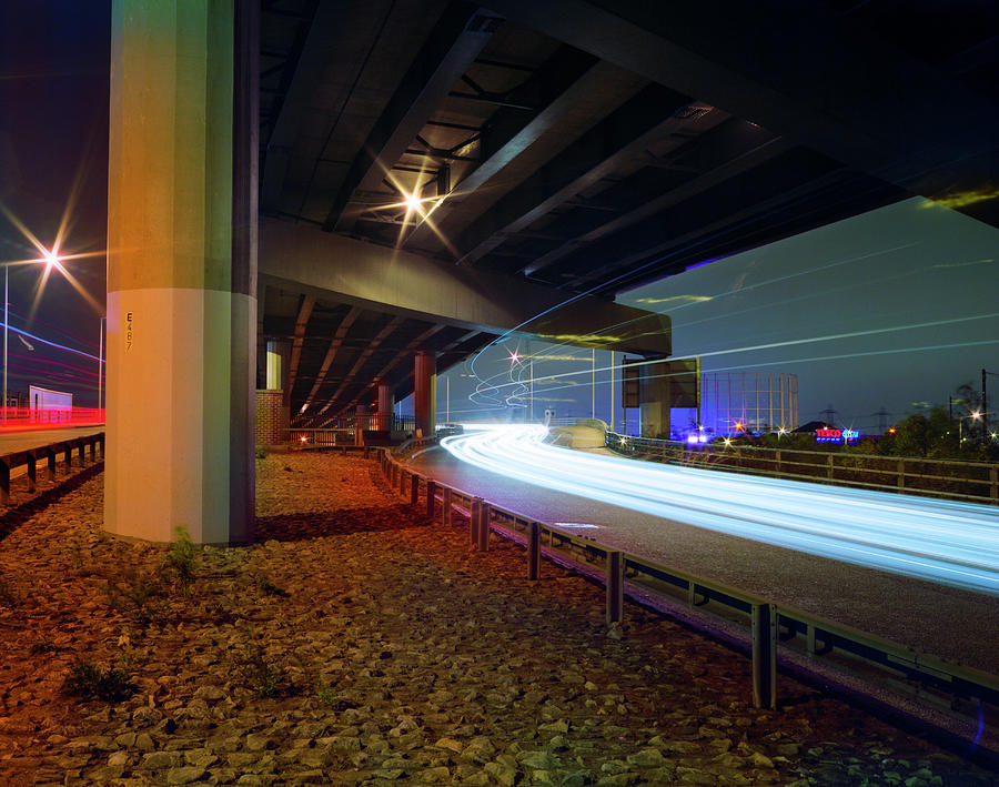 Traffic At Night #6 Photograph by Gustoimages/science Photo Library