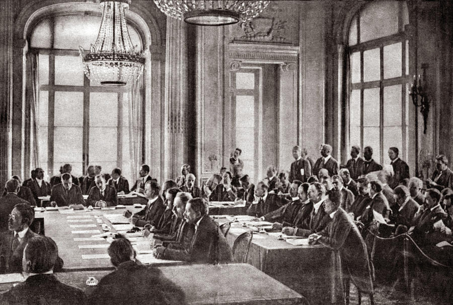 Treaty Of Versailles, 1919 #6 Photograph by Granger