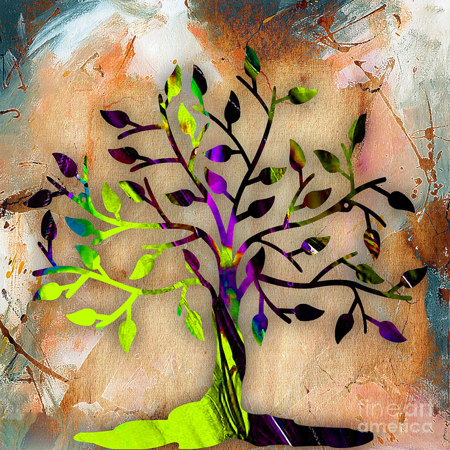 Tree Mixed Media - Tree Of Life Painting #6 by Marvin Blaine