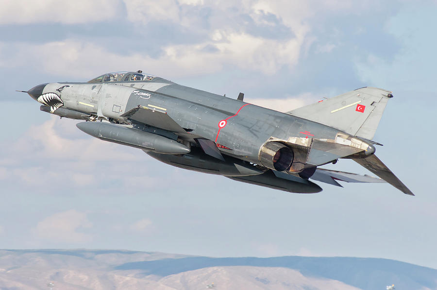 Turkish Air Force F-4 Phantom Taking Photograph