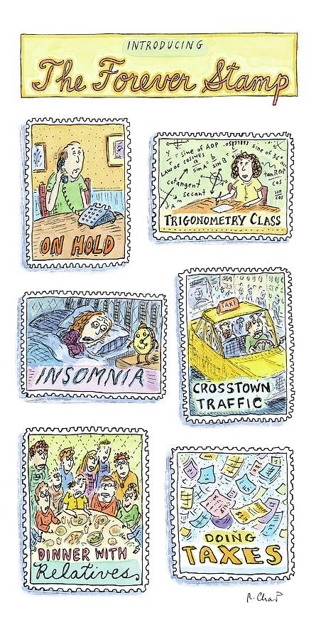New Yorker March 30th, 2009 Drawing by Roz Chast