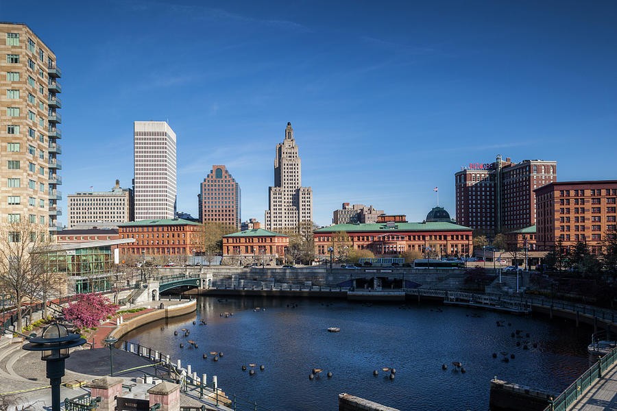 USA, Rhode Island, Providence, City Photograph by Walter Bibikow - Fine ...