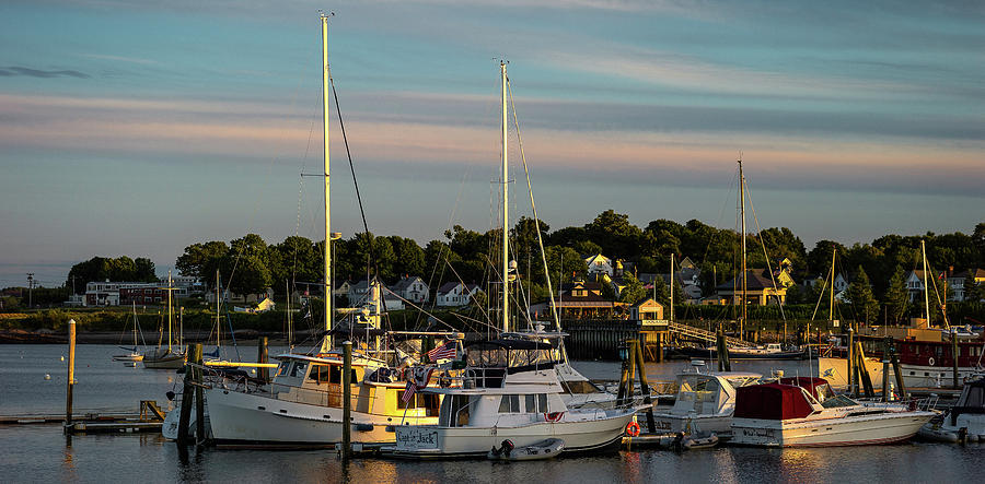 View Of Boats At A Harbor, Rockland #6 Photograph by Panoramic Images