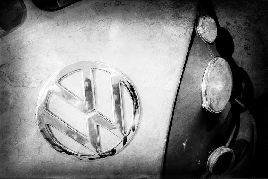 Volkswagen VW Bus Emblem #6 Photograph by Jill Reger