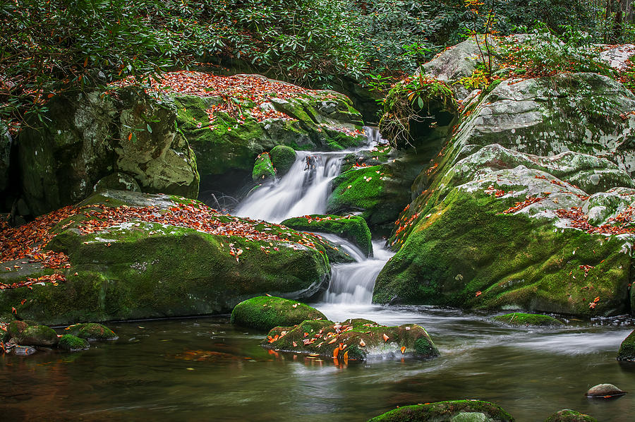 Waterfall Great Smoky Mountains  #2 Photograph by Rich Franco