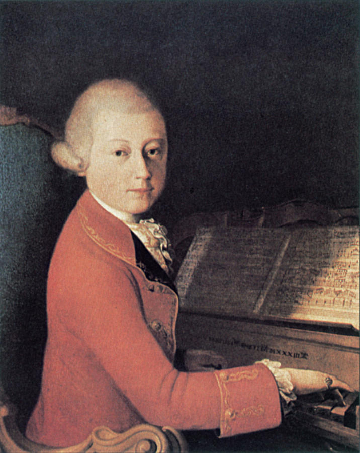 Wolfgang Amadeus Mozart (1756-1791) #6 Painting by Granger
