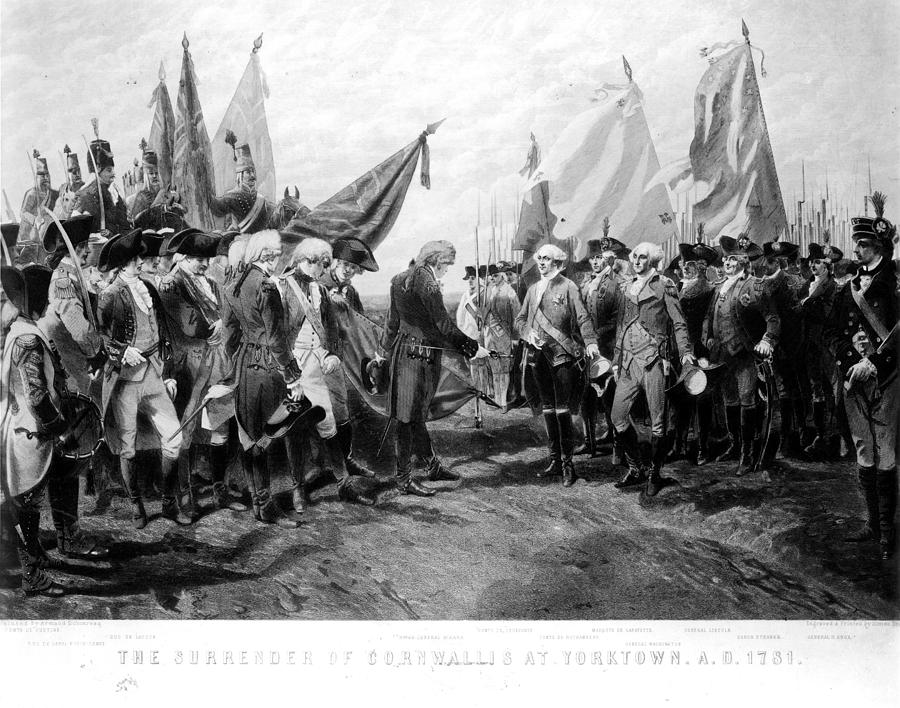 1781 Photograph - Yorktown: Surrender, 1781 #6 by Granger