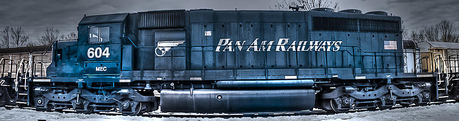 Train Photograph - 604 Pan Am by Andre Moraes