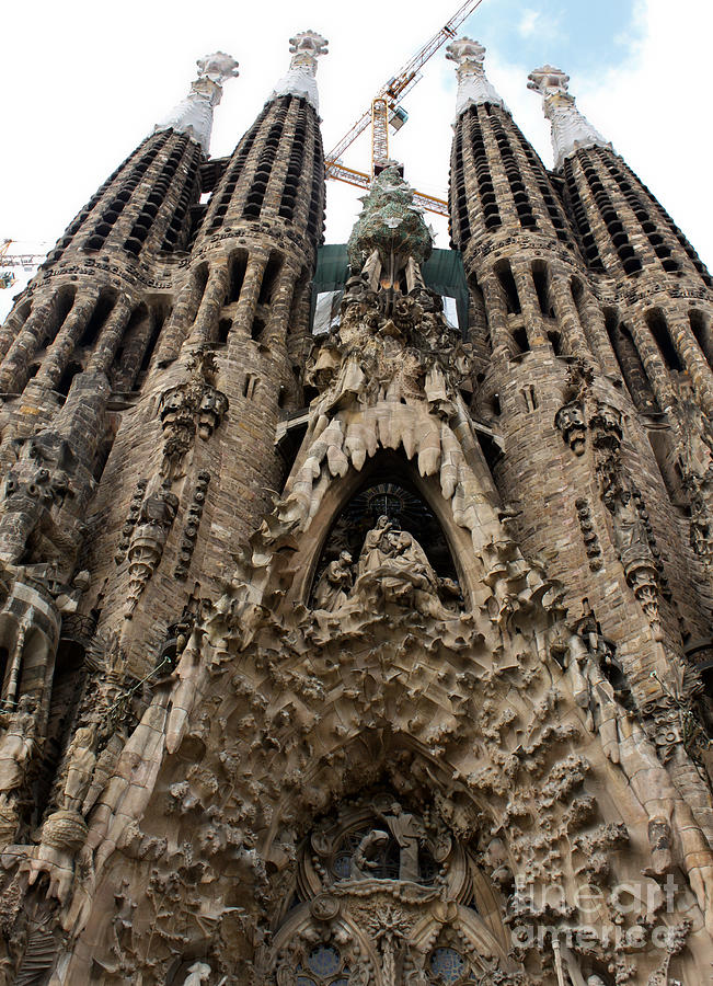 Barcelona Spain - La Sagrada Familia #61 Photograph by Gregory Dyer