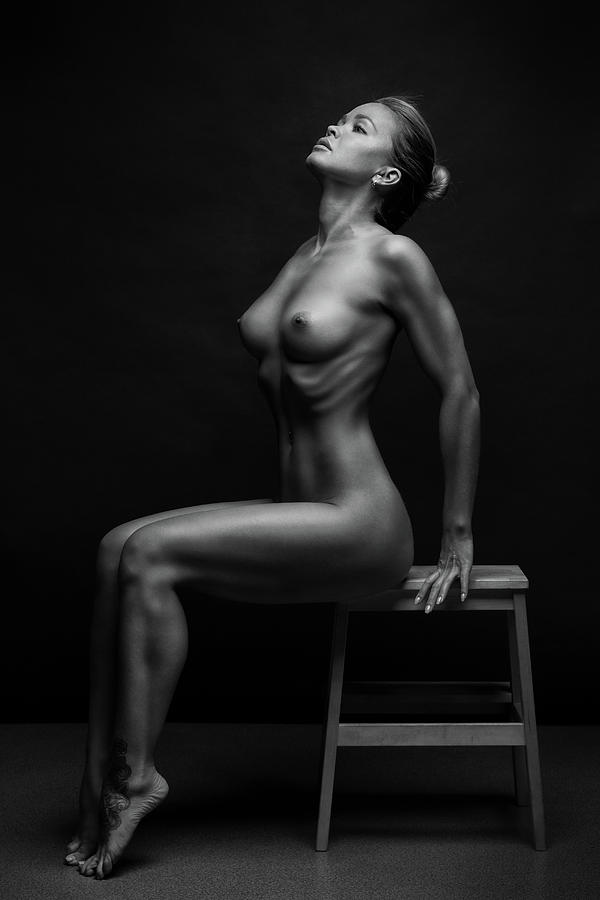 Black And White Photograph - Bodyscape #61 by Anton Belovodchenko