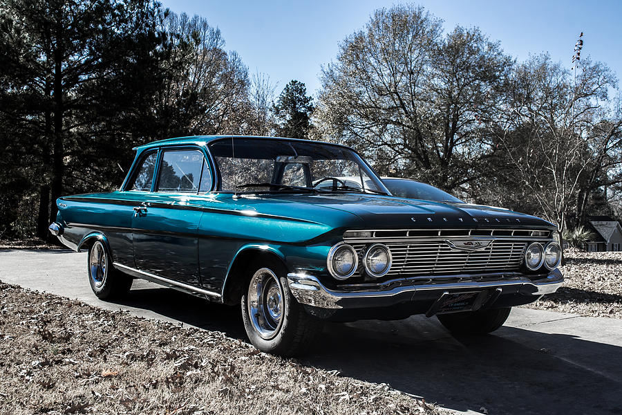 61 Chevrolet Biscayne Photograph by Shannon Harrington
