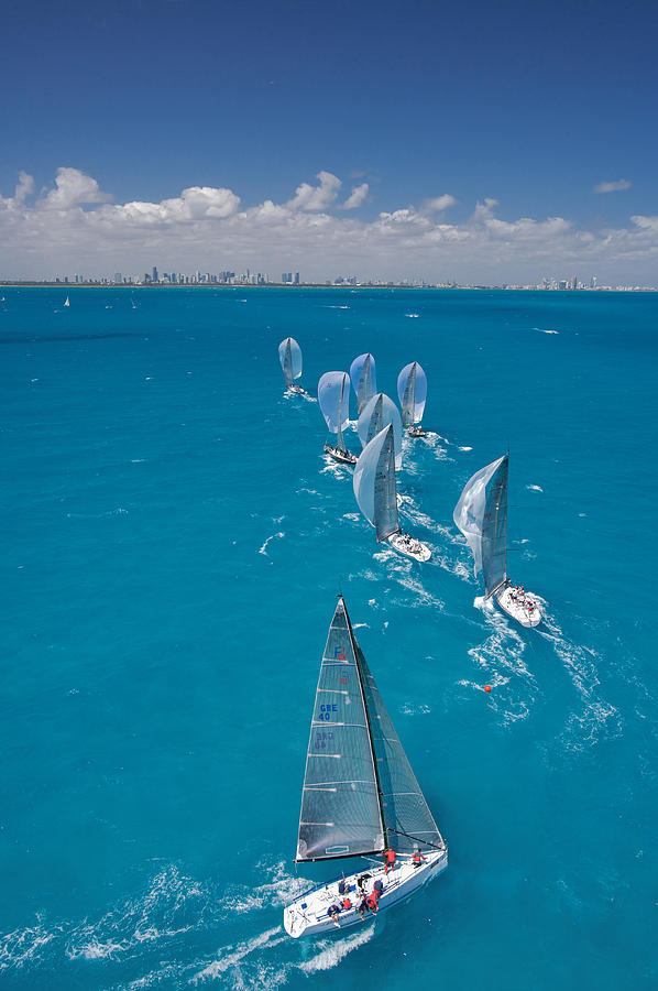 Miami Sail Week #2 Photograph by Steven Lapkin