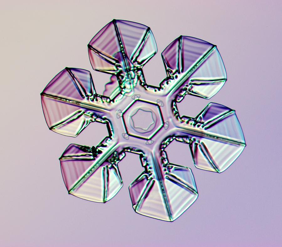 Snowflake #62 Photograph by Kenneth Libbrecht