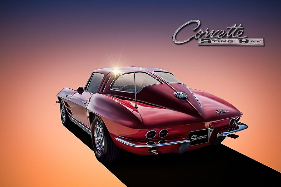 Vintage Digital Art - 63 Stinger #63 by Douglas Pittman Vintage Digital Art - 63 Stinger #63 by Douglas Pittman