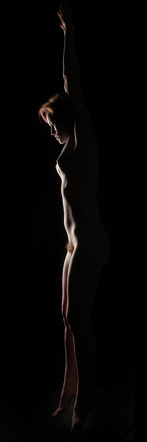 6417 Beautiful Nude Redhead Suspended Signed Chris Maher 1 to 3 Ratio Photograph by Chris Maher