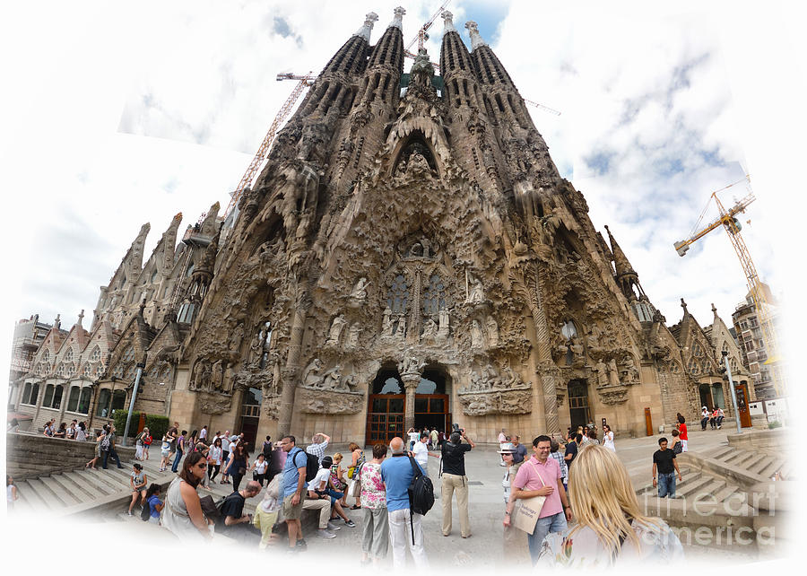 Barcelona Spain - La Sagrada Familia #65 Photograph by Gregory Dyer