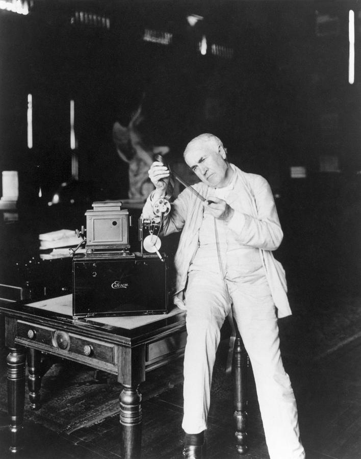 Thomas Edison (1847-1931) Photograph By Granger - Fine Art America