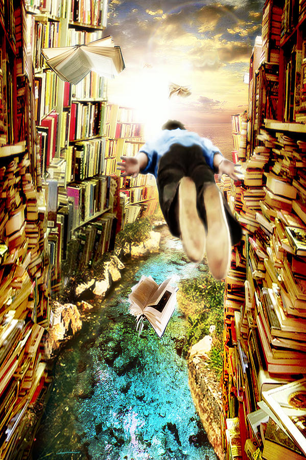 The Flying mind Painting by Casey Matthews - Fine Art America