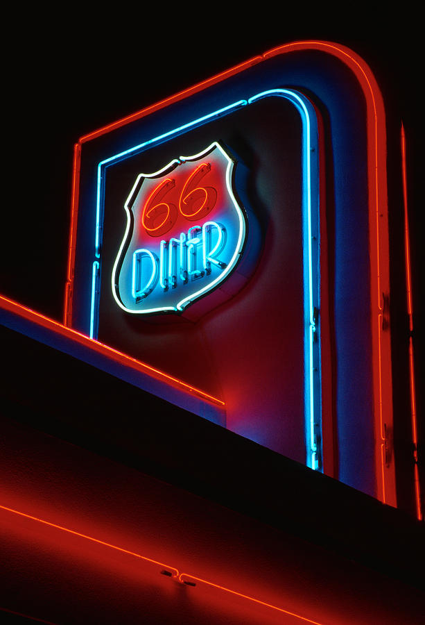 66 Diner Photograph by Dennis Cox
