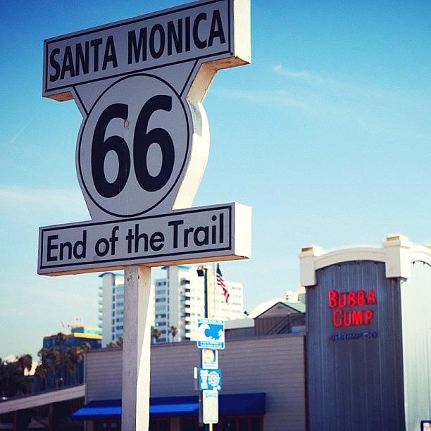 City Photograph - #66 #road #sign #santamonica #66 by Thomas Hutagaol