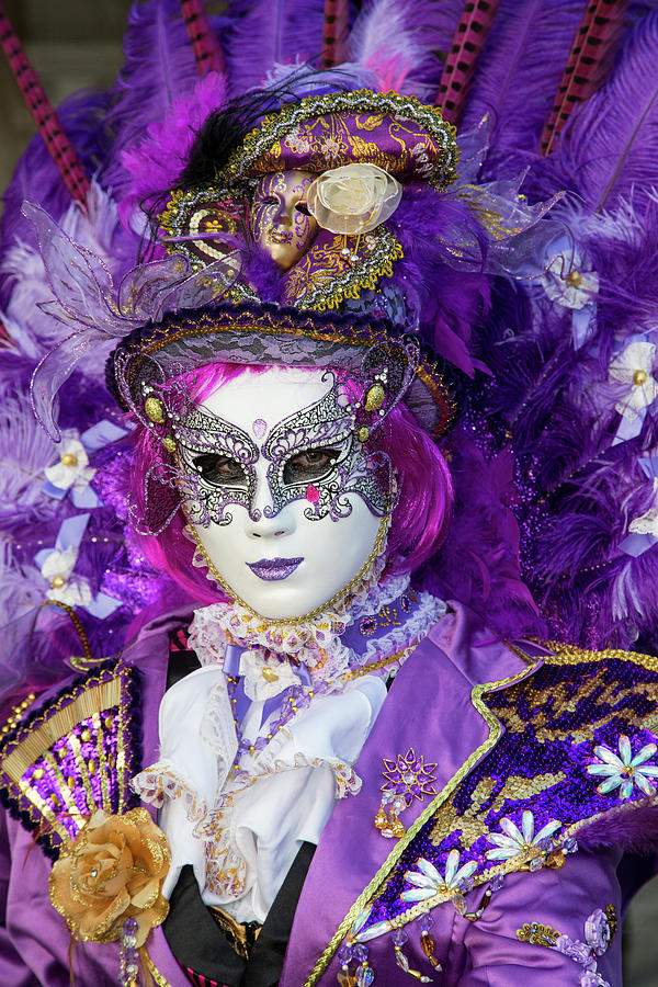 Venice At Carnival Time, Italy Photograph by Darrell Gulin - Fine Art ...