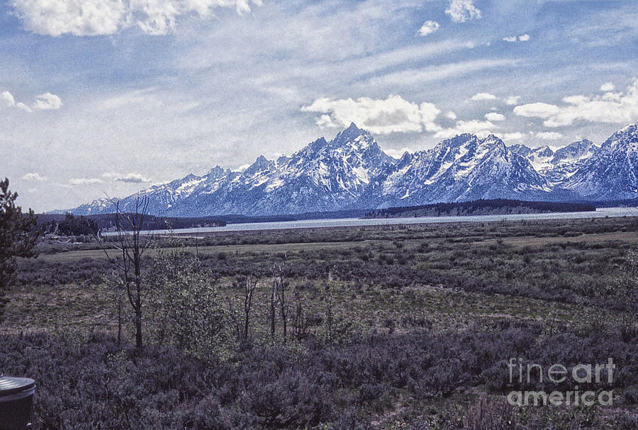 Mountain Photograph - 677 sl The Grand Tetons by Chris Berry
