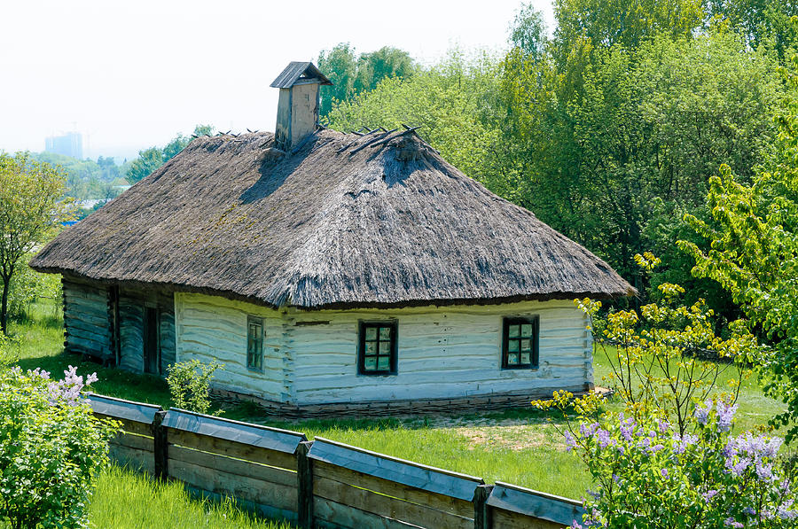 A Typical Ukrainian Antique House Photograph by Alain De Maximy