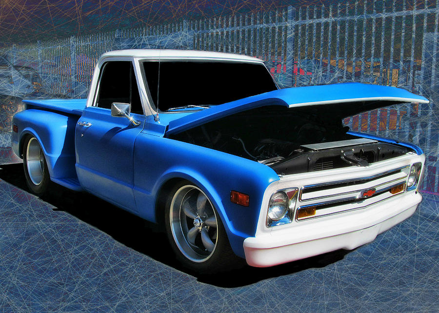 68 Chevy Stepside #68 Photograph by Vic Montgomery