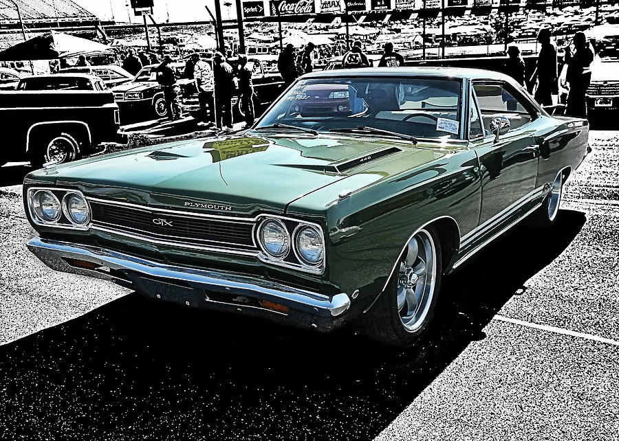 68 Plymouth GTX #68 Photograph by Vic Montgomery