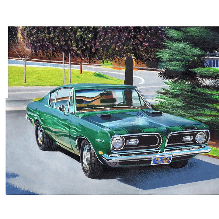 Summer Painting - 69-cuda #69 by Joel Phillips