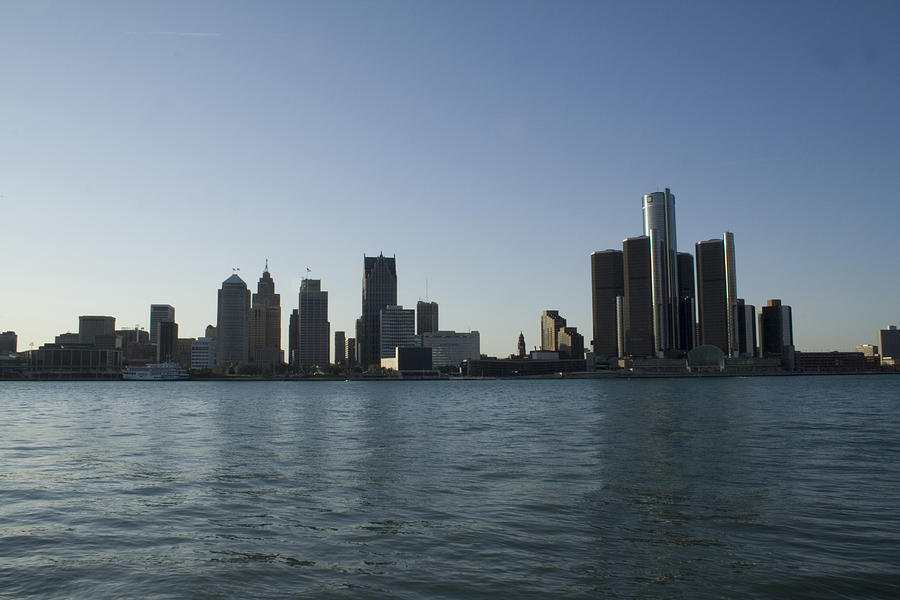 Detroit Photograph - Detroit Skyline #69 by Gary Marx