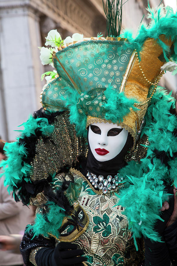 Venice At Carnival Time, Italy Photograph by Darrell Gulin - Fine Art ...