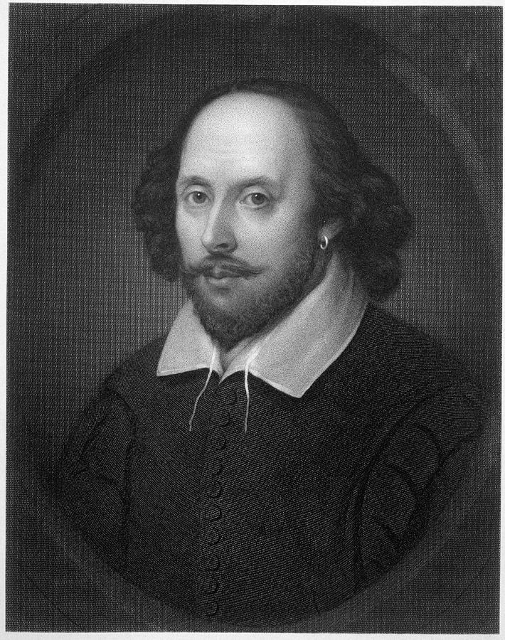 William Shakespeare (1564-1616) Drawing by Mary Evans Picture Library ...