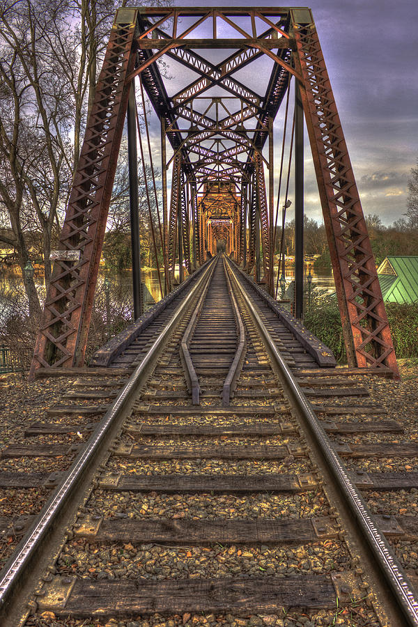 6th Street Rail Road Bridge Photograph by Reid Callaway